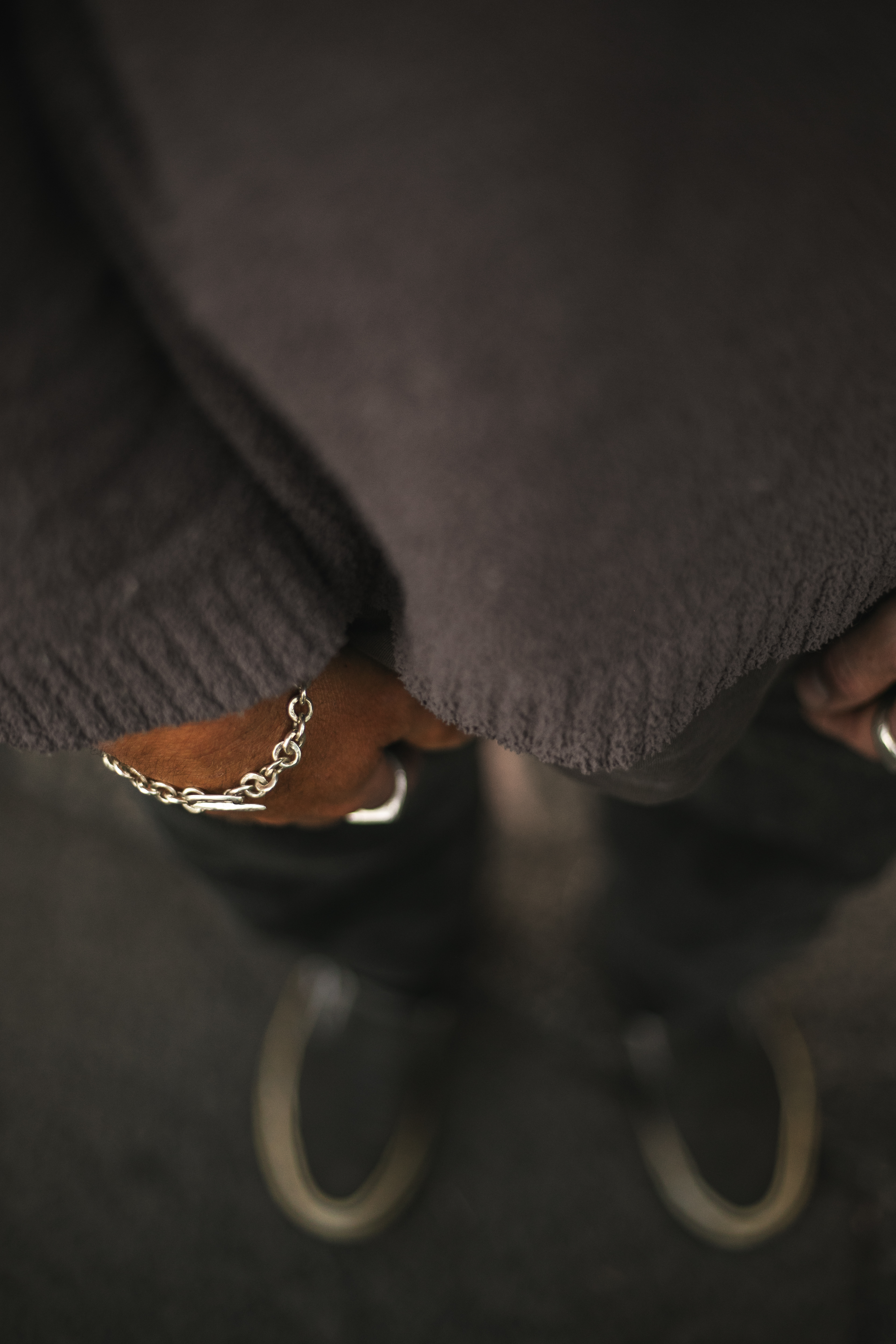 Chain bracelet, worn